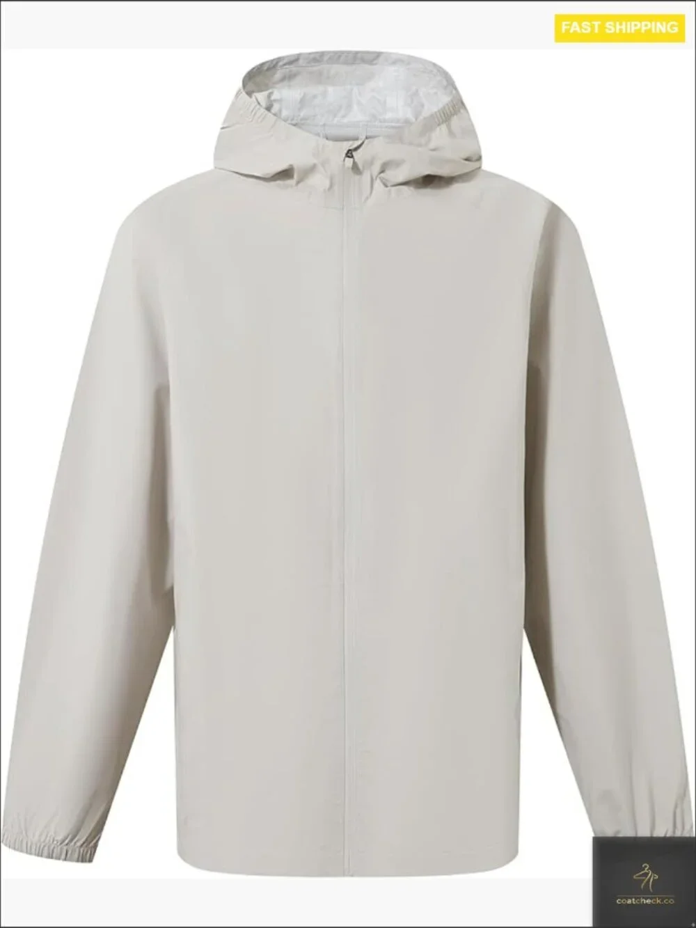 Waterproof Rain Jacket with Hood Lightweight Soft Shell Windbreaker for Golf